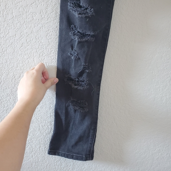 Current Elliot the skinny night wash shredded jean - Picture 4 of 10